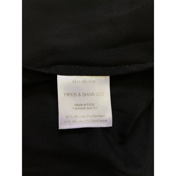 Veronica Beard Drew Cascade Ruffle Pencil Skirt - Black - Picture 9 of 10